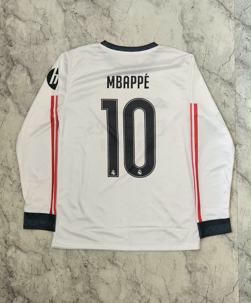 REAL MADRID MBAPPE FULL SLEEVE EMBRIODERY