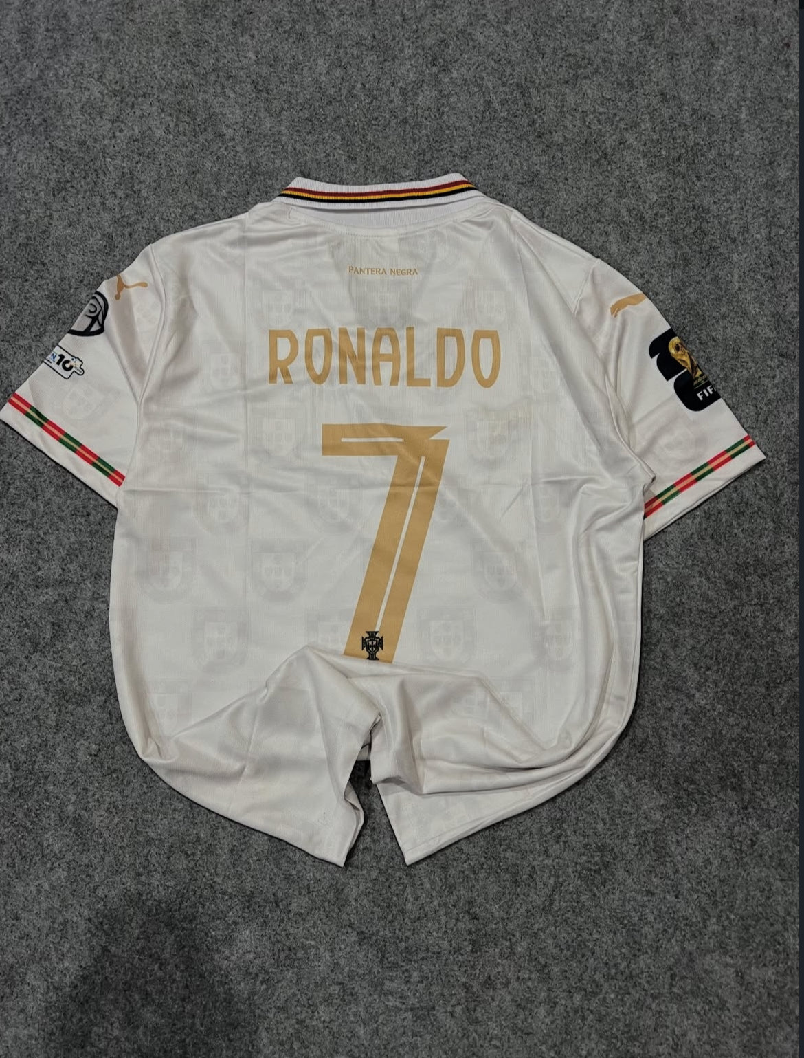 PORTUGAL RONALDO JERSEY EMBRIODERY LOGOS