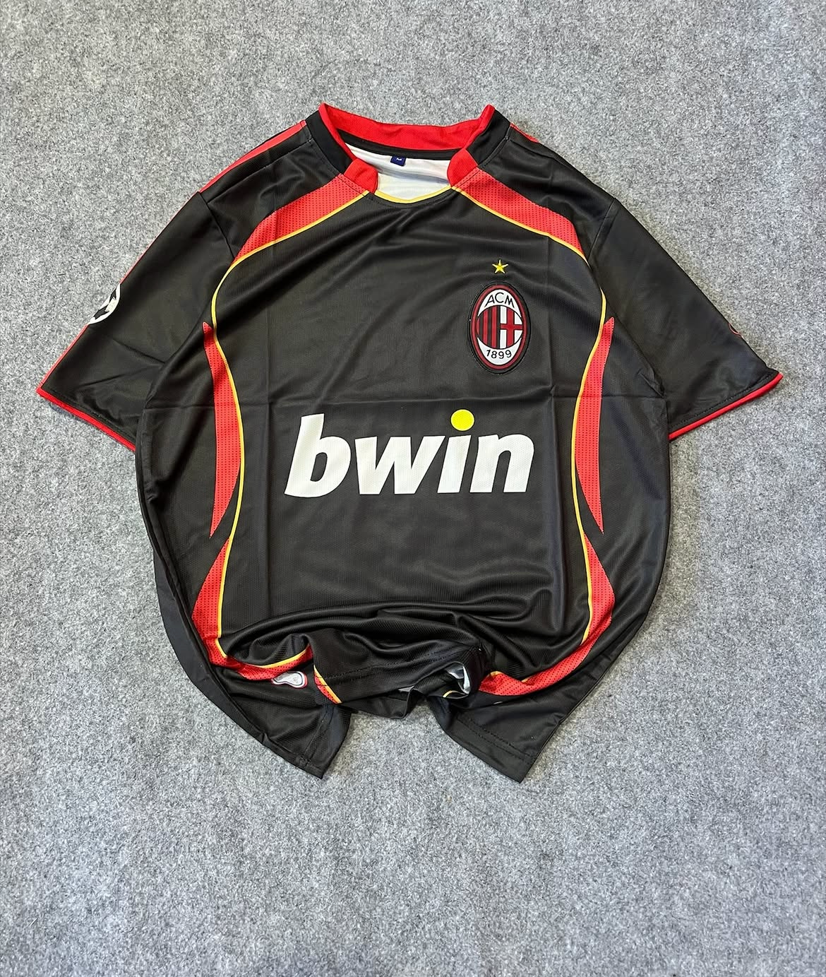 AC MALDINI AWAY JERSEY  EMBRIODERY LOGOS