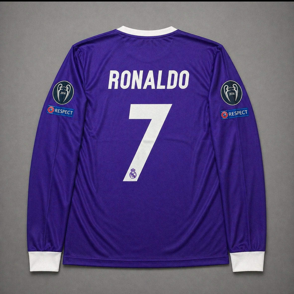 RONALDO FULL SLEEVE PURPLE EMBRIODERY