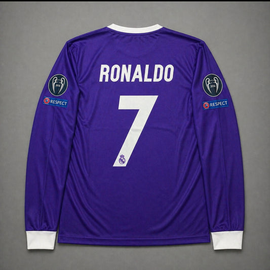 RONALDO FULL SLEEVE PURPLE EMBRIODERY