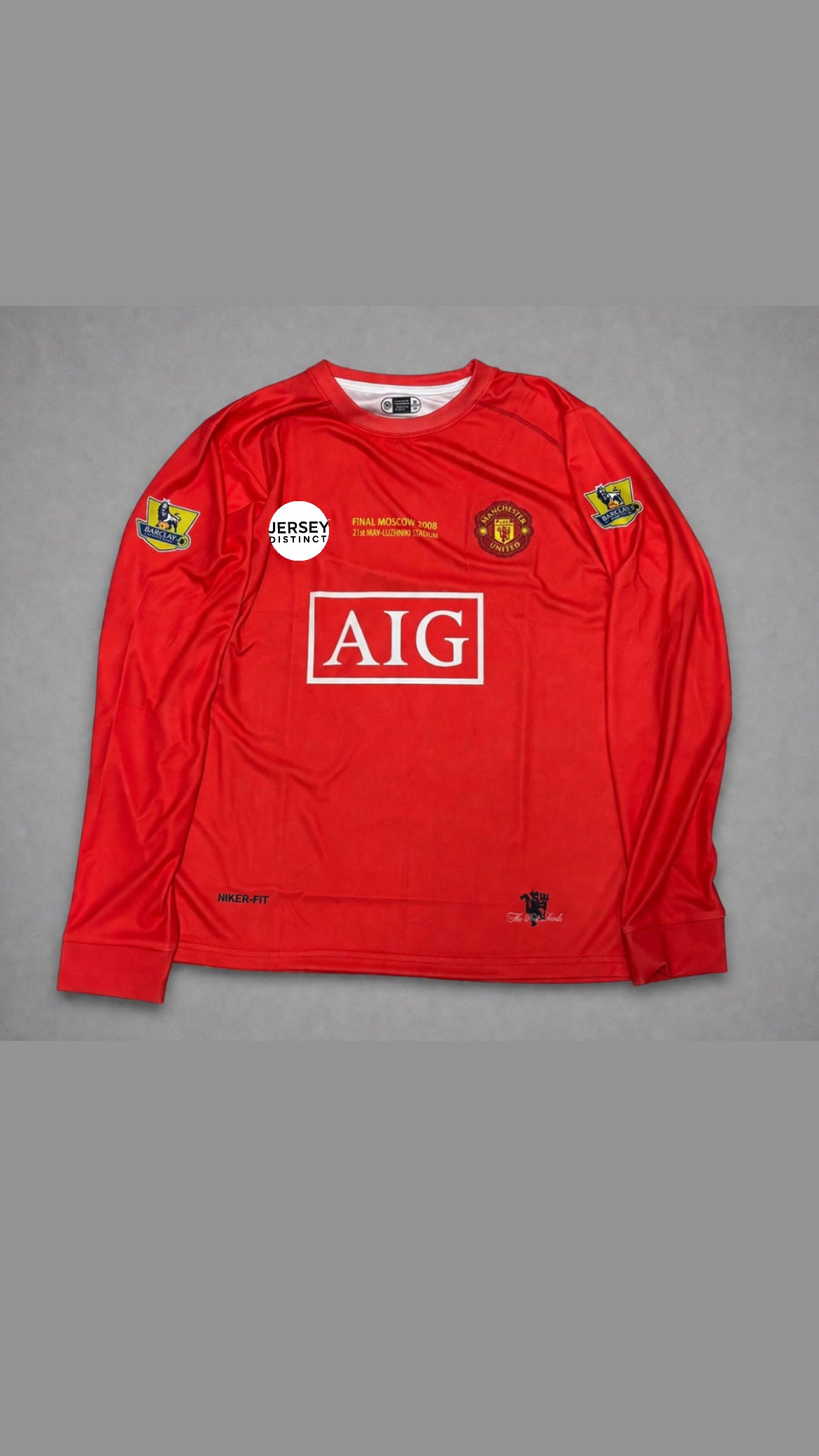 RONALDO MAN UNITED FULL SLEEVES EMBRIODERY JERSEY