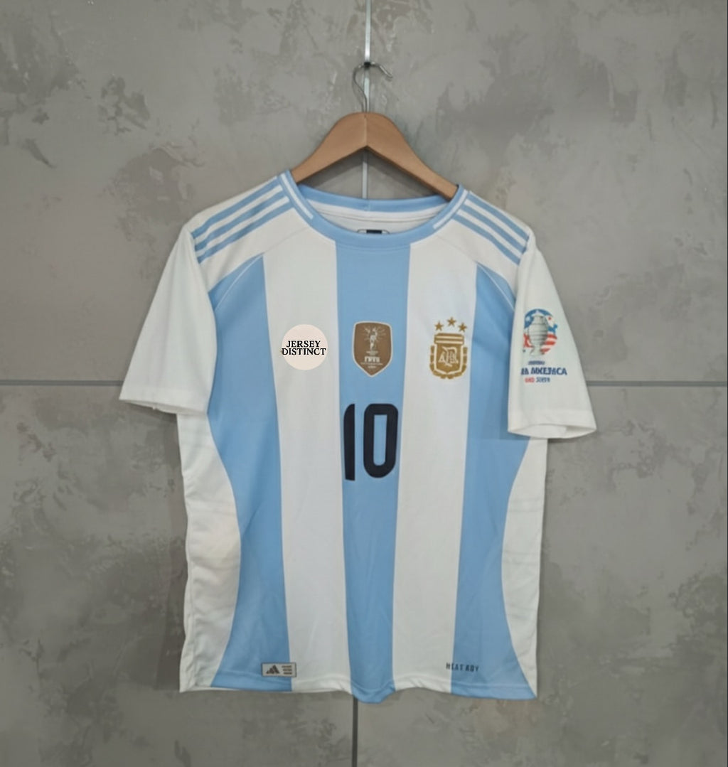 MESSI ARGENTINA HALF PREMIUM QUALITY EMBRIODERY JERSEY