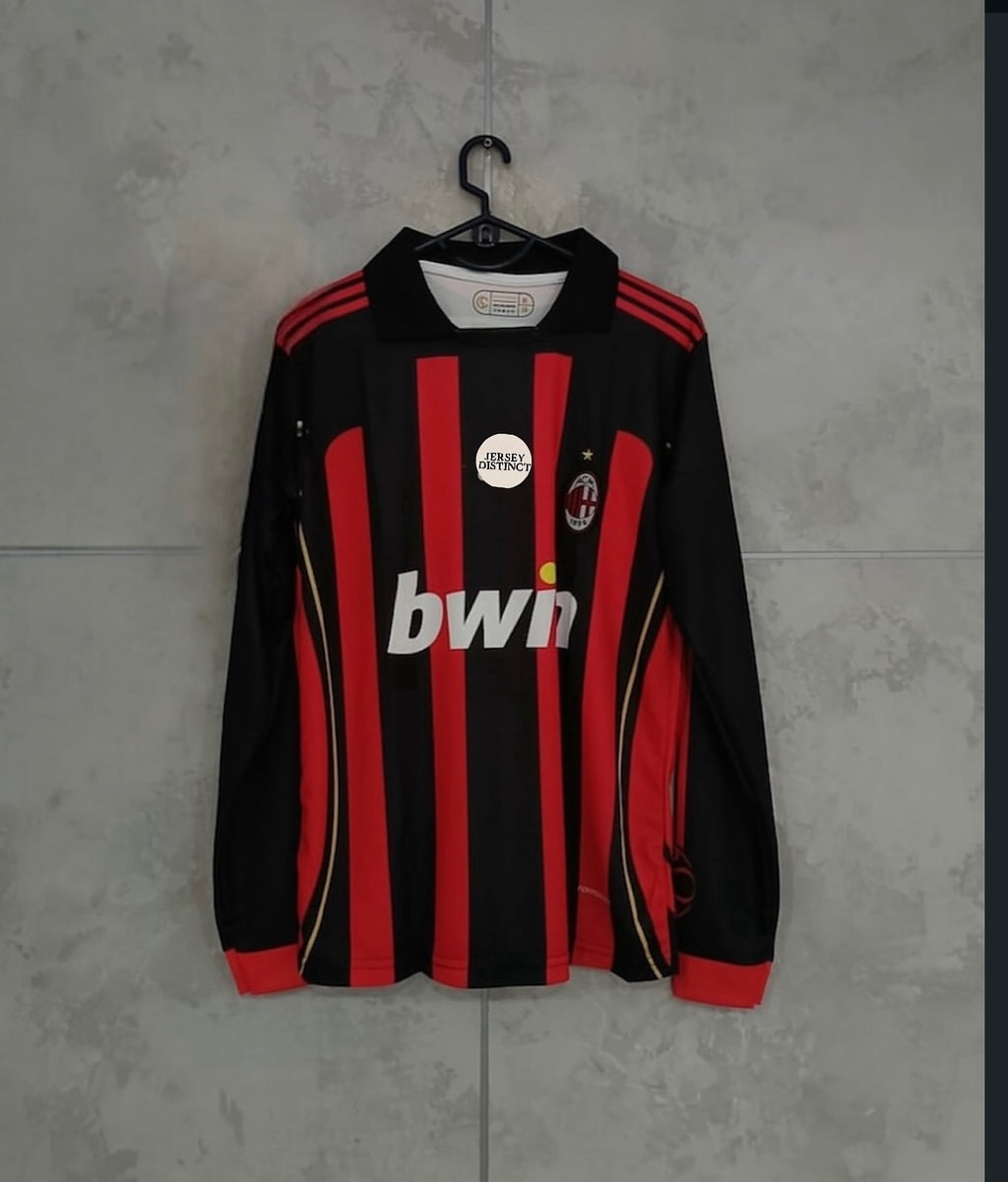 MALDINI AC MILAN COLLAR FULL SLEEVES PREMIUM QUALITY EMBRIODERY JERSEY