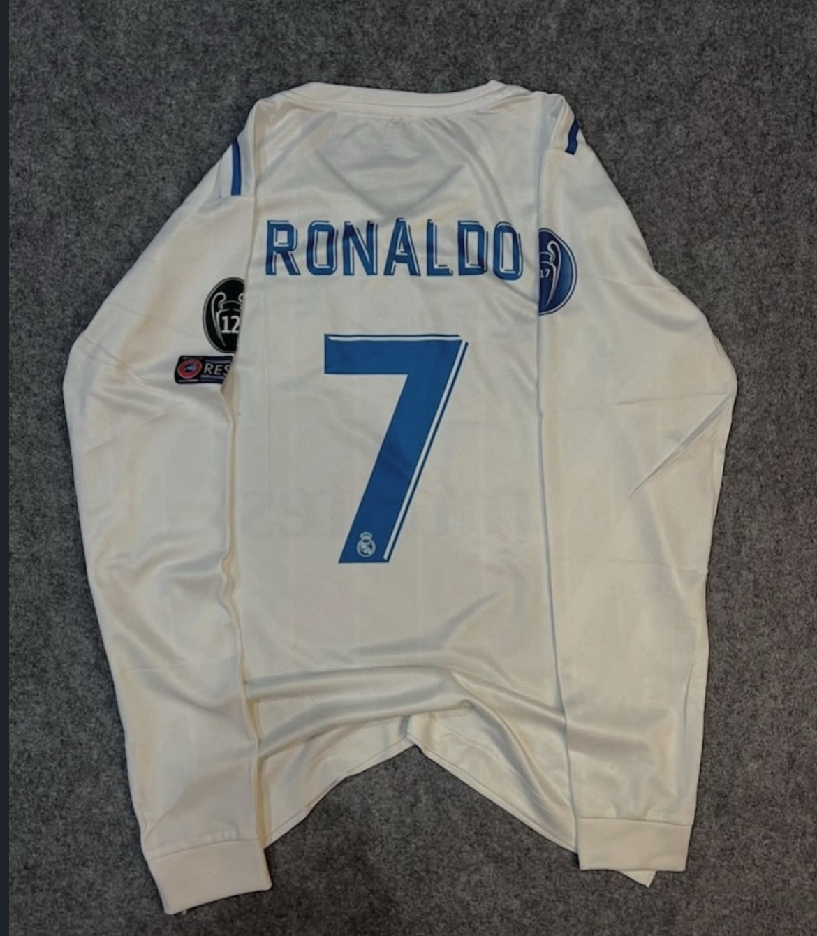 Ronaldo 2018 Real madrid Embriodery