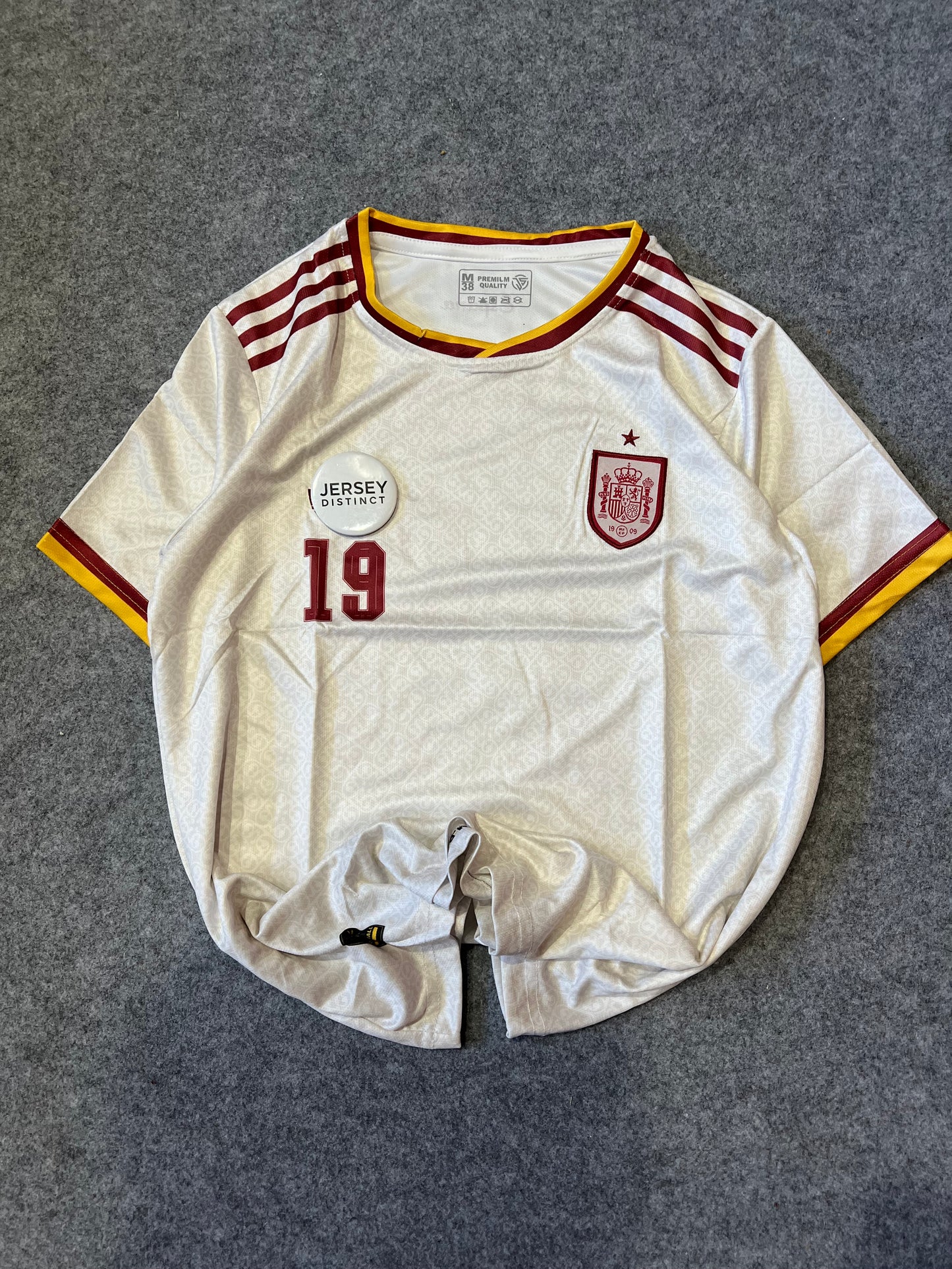 SPAIN WORLD CUP PREMIUM EMBRIODERY JERSEY