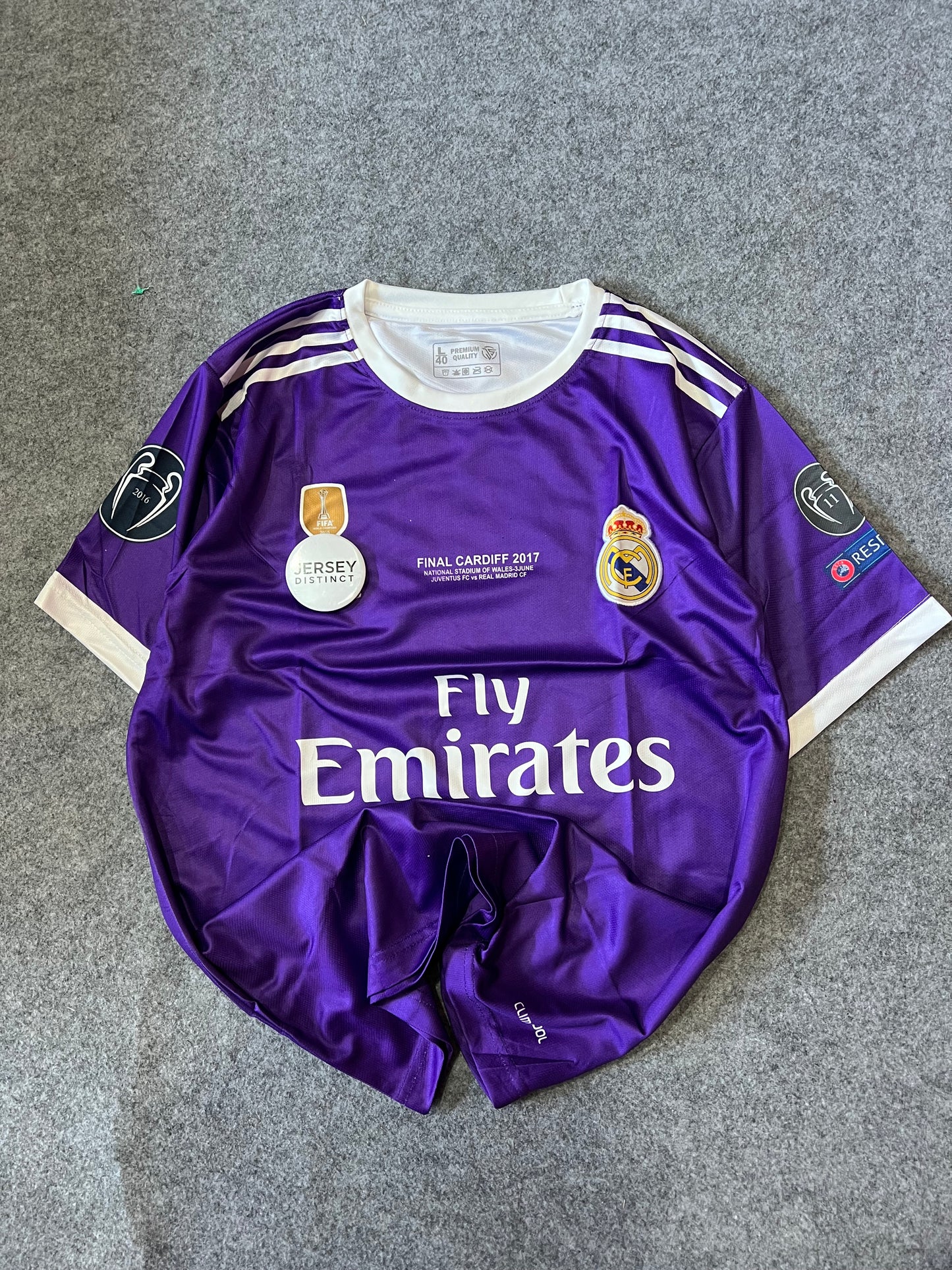 REAL MADRID RONALDO 2017 EMBRIODERY