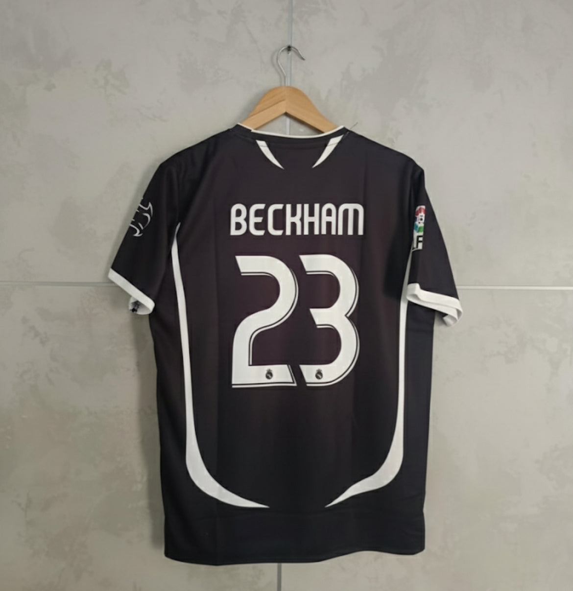 BECKHAM REAL MADRID HALF SLEEVE EMBRIODERY JERSEY