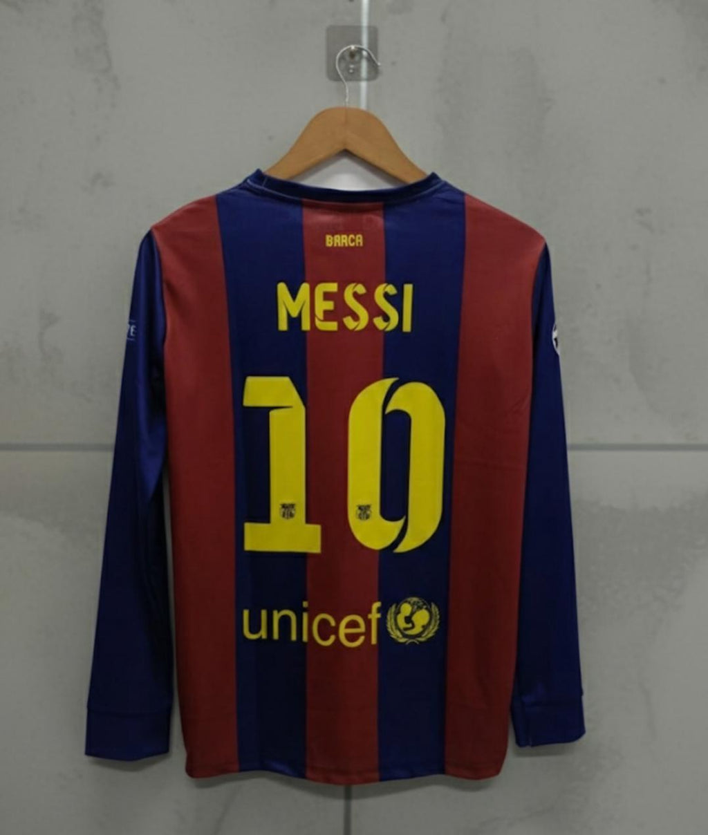 MESSI BARCA PREMIUM QUALITY FULL SLEEVE JERSEY