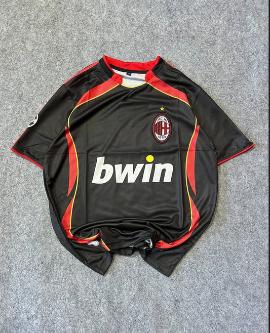 AC MILAN MALDINI BLACK EMBRIODERY