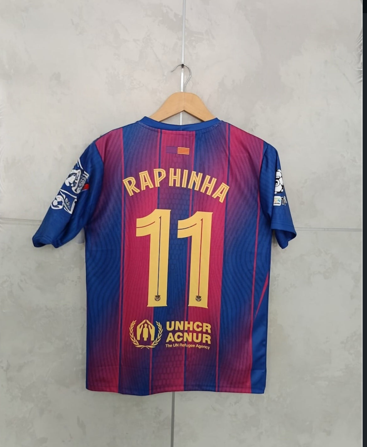 RAPHINHA BARCA HOME 25-/26 PREMIUM QUALITY EMBRIODERY JERSEY