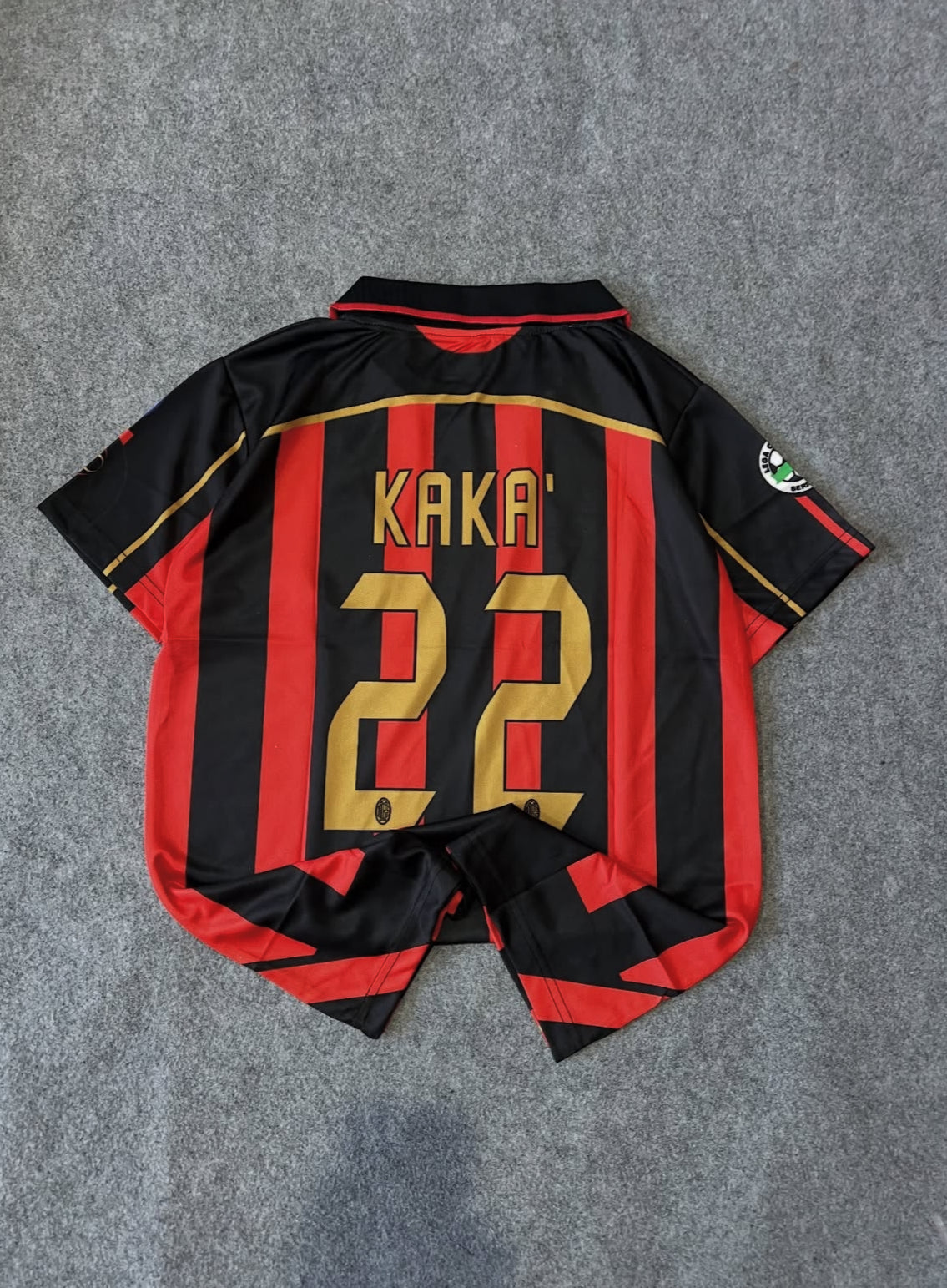 AC MILAN KAKA HALF SLEEVE EMBRIODERY