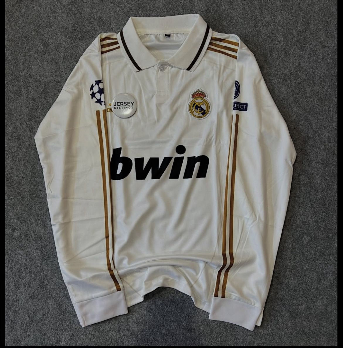 REAL MADRID HOME BWIN 2011/12 EMBRIDOERY