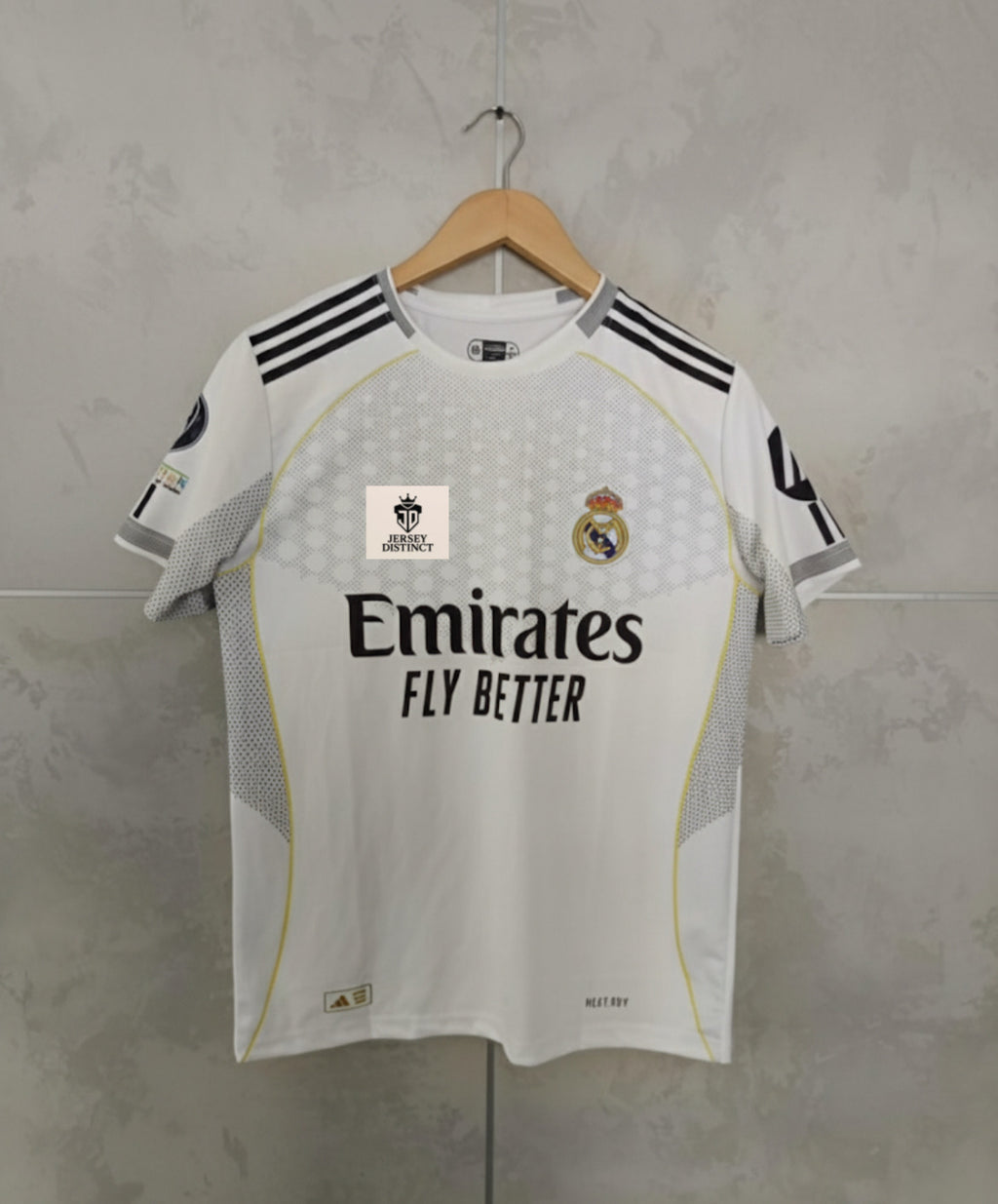 REAL MADRID HOME 2025/26 PREMIUM QUALITY EMBRIODERY JERSEY